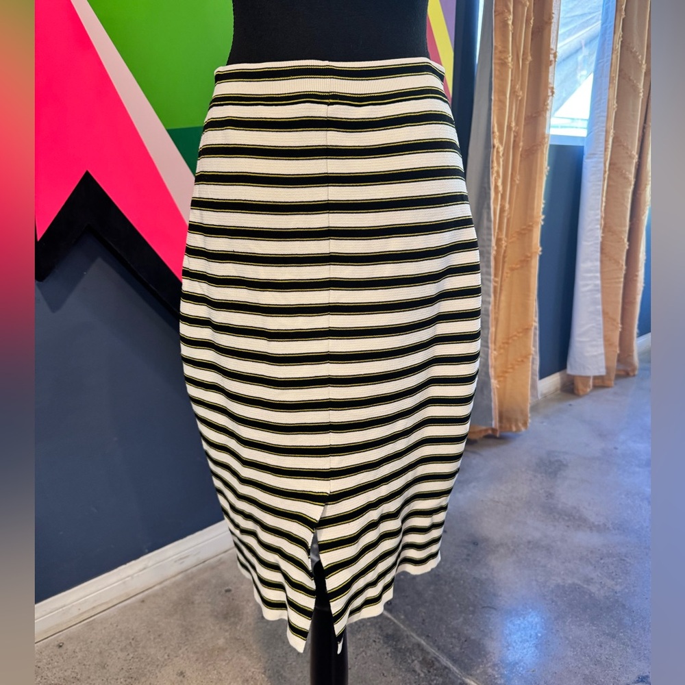 A.L.C. Marilyn Knit Stripe Pull on Skirt - Picture 5 of 7